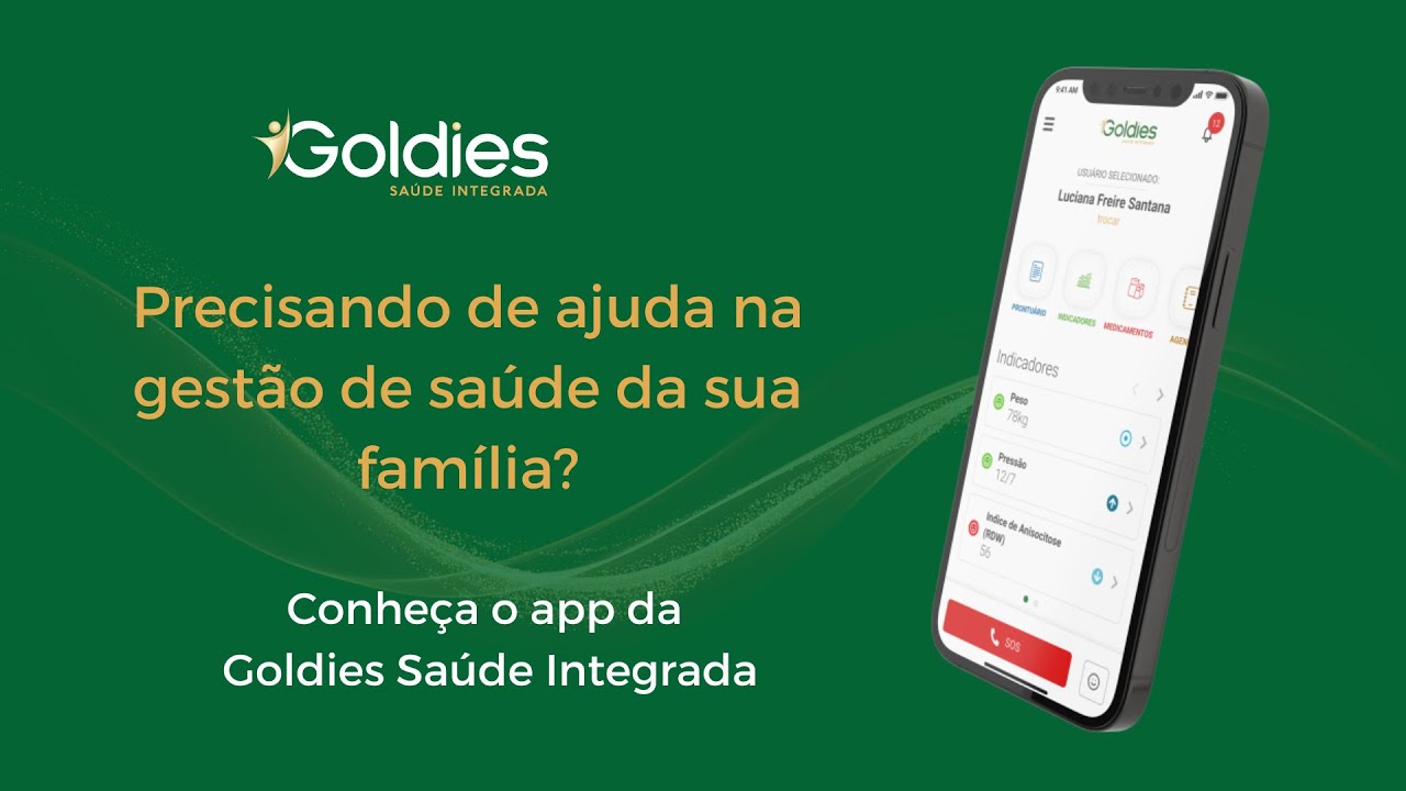 Conheça o app da Goldies Saúde Integrada
