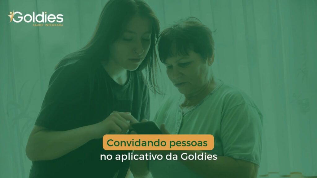 Aprenda como trocar ou convidar um usuário no app da Goldies