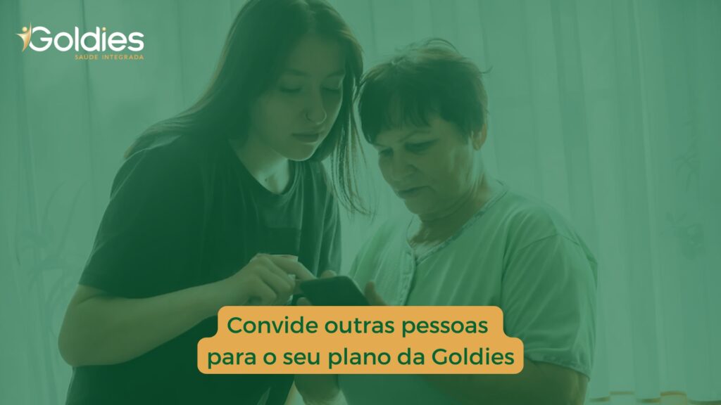 Convide outras pessoas para o seu plano da Goldies