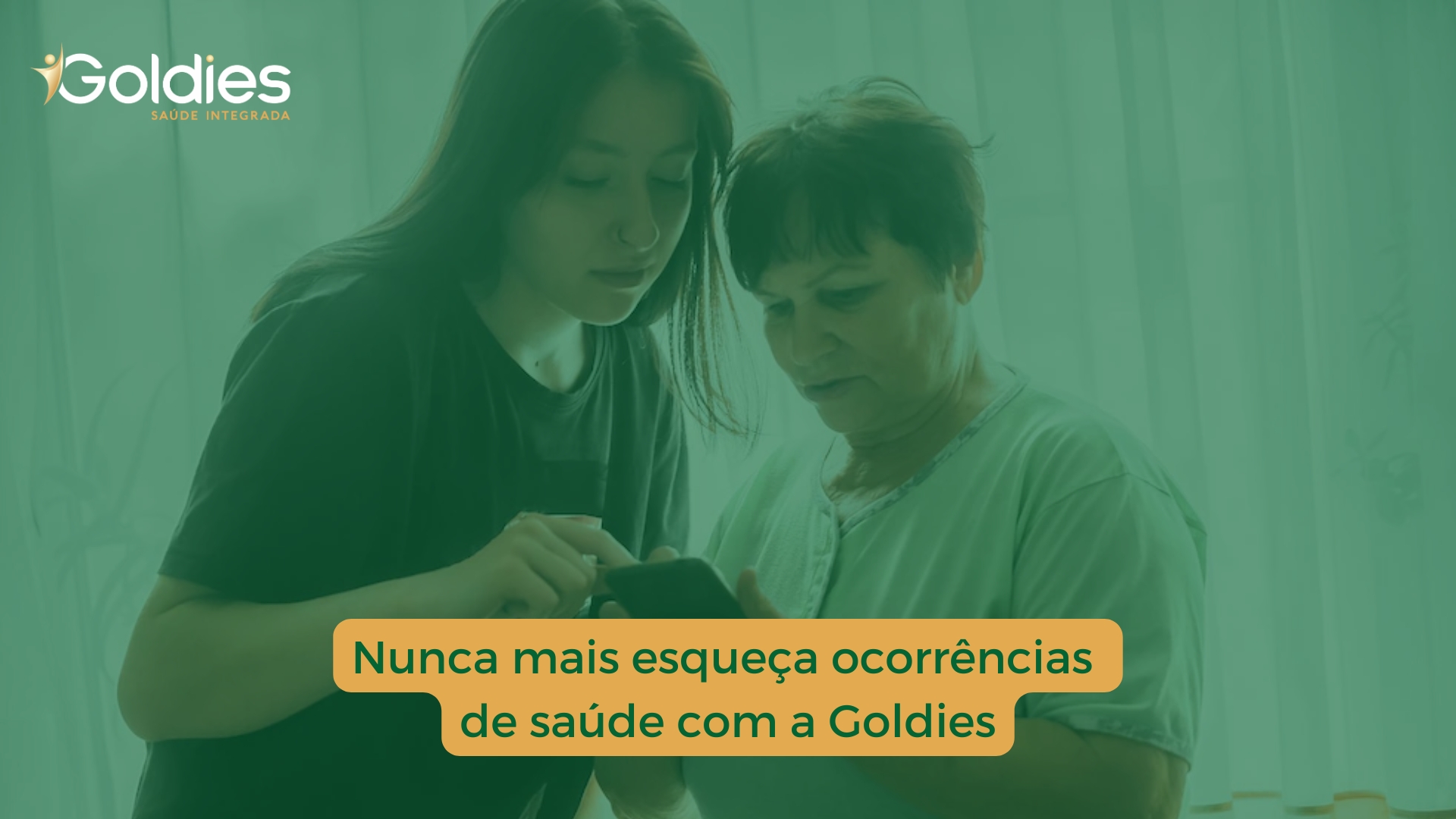Nunca mais esqueça ocorrências de saúde com a Goldies